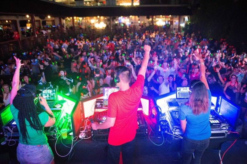 silent disco Djs and headphone hire UK